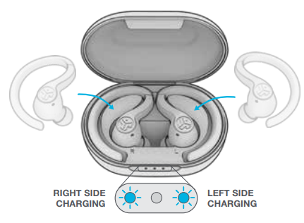 Jlab Jbuds Air Sport Earbuds-CHARGING EARBUDS