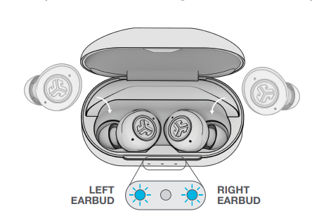 jlab Hear OTC Hearing Aid-CHARGING