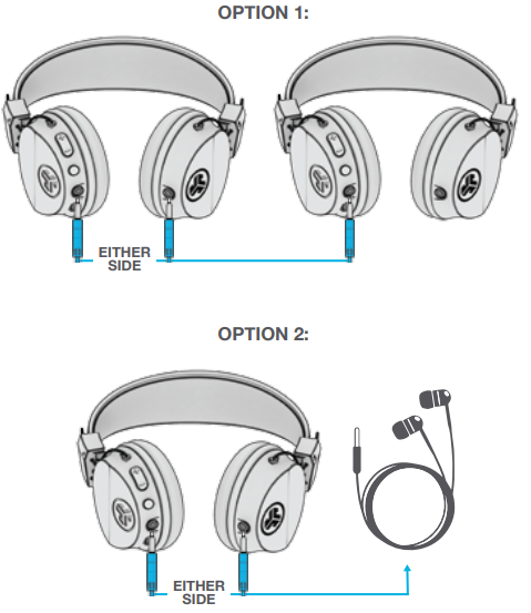 JLab JBuddies Studio Wireless Headphones-SHARE MODE