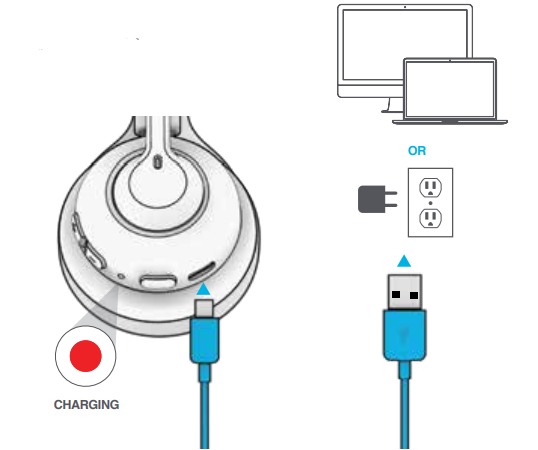 Jlab Go Work Pop Headset-CHARGING
