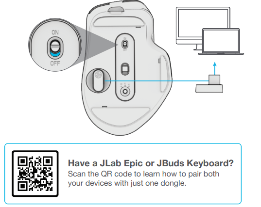 JLab Epic Mouse 2-SETUP A