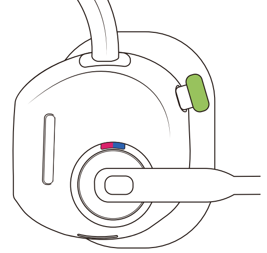 Shokz OpenMeet UC Headset-ON,OFF