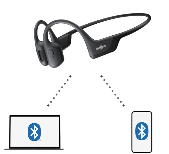 Shokz OpenRun Pro S810 Headphones-Multipoint Pairing