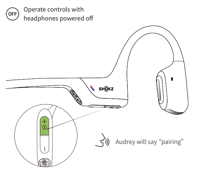 Shokz OpenRun Pro S810 Headphones-Multipoint Pairing A