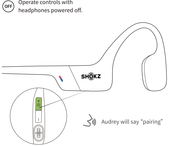Shokz Openrun S803 Headphones-Restore Factory Settings