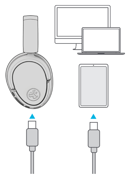 JLab Jbuds Lux ANC Headphones-GO WIRED