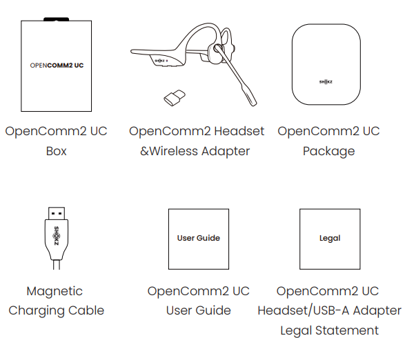 Shokz OpenComm 2 UC Headset-BOX