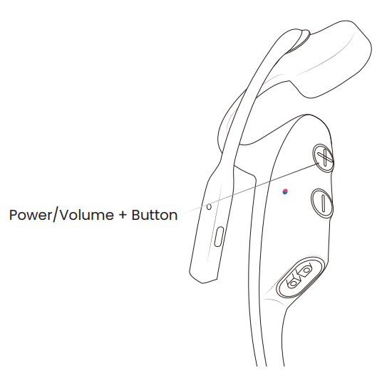 Shokz OpenComm 2 UC Headset-Controls-A