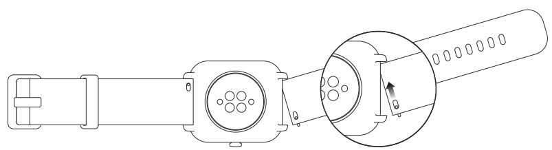 Amazfit Bip U Smartwatch A2017- Disassembly and Assembly of the Watch Strap