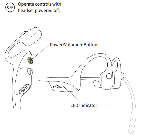 Shokz OpenComm UC C102-AA Headset-PAIR-B