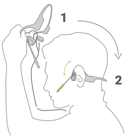Shokz OpenComm UC C102-AA Headset-WEAR