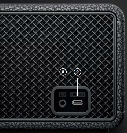Marshall Middleton II Portable Loudspeaker-DEVICE LAYOUT B