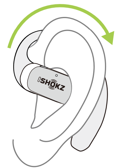Shokz OpenFit 2+ T921 Earbuds-Wearing-a