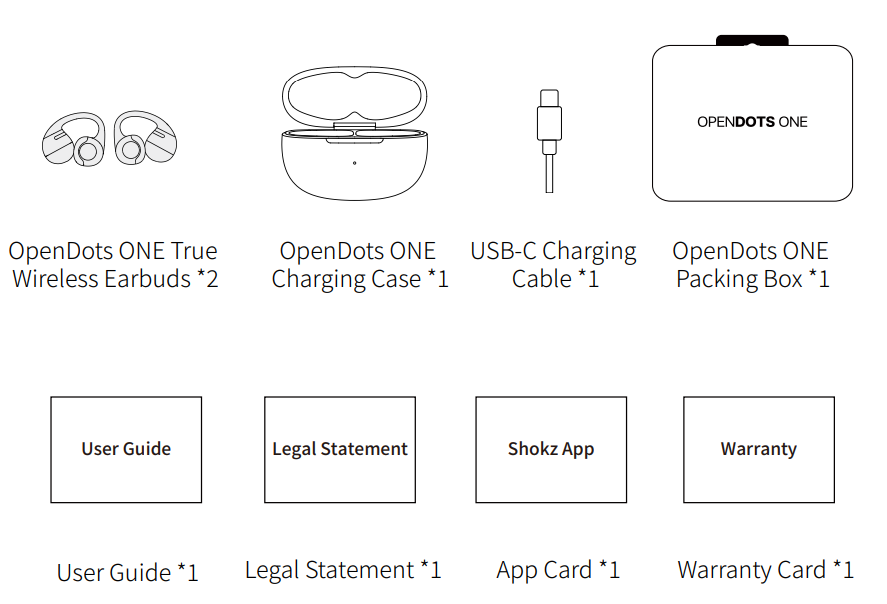 shokz Opendots One E310 Earbuds-PRODUCT-A