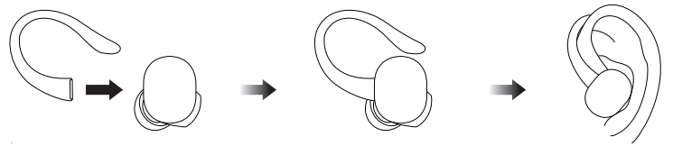 Amazfit PowerBuds Earbuds-Wearing B
