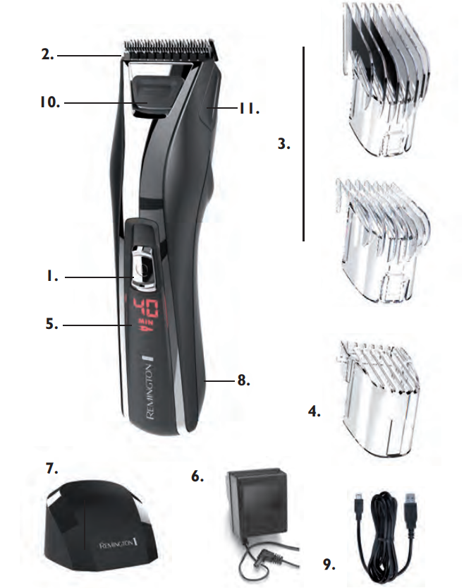 Remington Pro Power Hair Clipper HC5350-DESCRIPTION