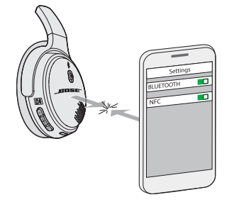 Bose SoundLink Wireless Headphones II-Pairing with NFC