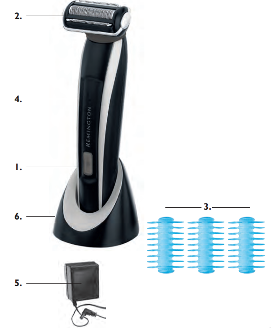 Remington Body Hair Trimmer BHT300-DESCRIPTION