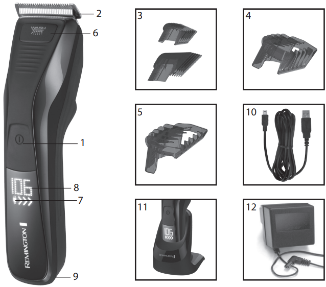 Remington Pro Power Trimmer HC5800-KEY FEATURES