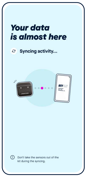 Cityplay Playermaker Wearable Soccer Tracker-sync the data