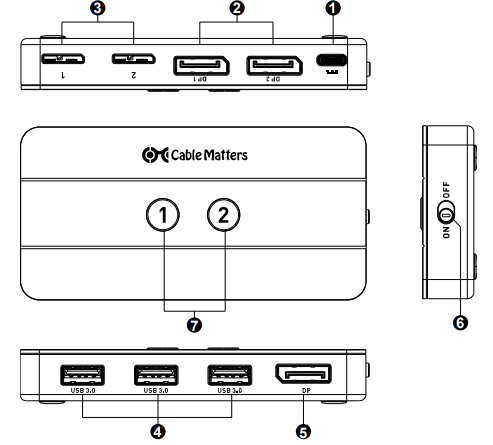 Cable Matters USB 3.0 KVM Switch 202070-product-a