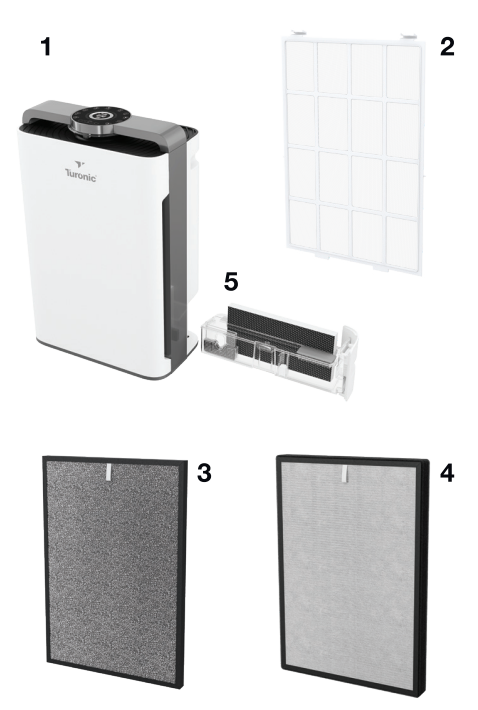Turonic PH950 Air Purifier and Humidifier-product-a