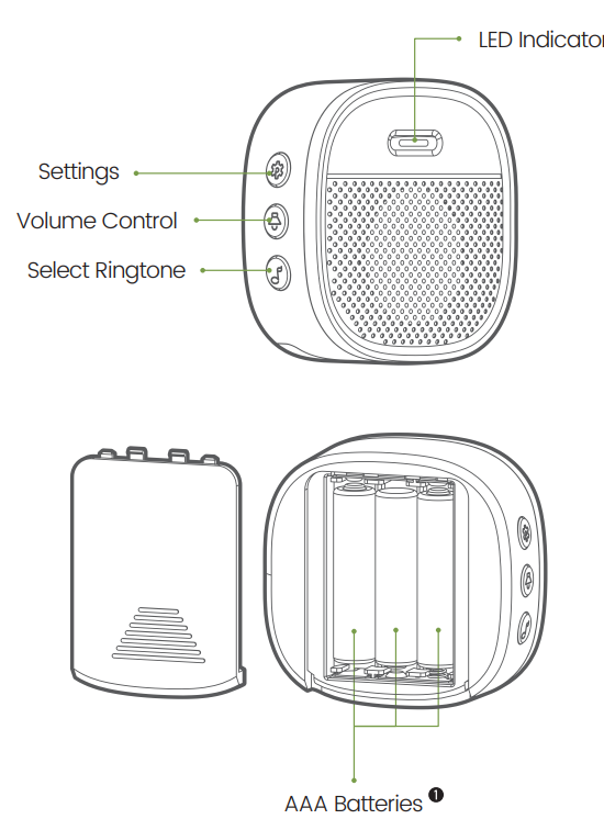 tiejus Smart Video Doorbell Video Bell-J9-box-b