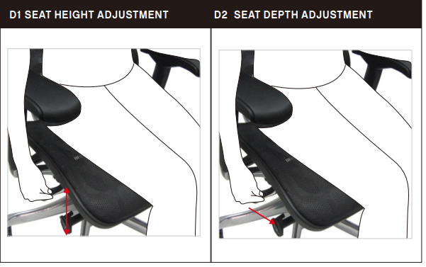 Eurotech Ergohuman Elite High-Back Chair-assemble-d