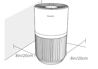 Govee Smart Mini Air Purifier H7126-use-b