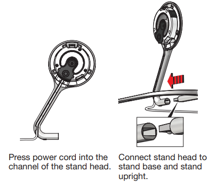IqAir Atem Air Purifier-Power Adaptor and Stand Assembly B