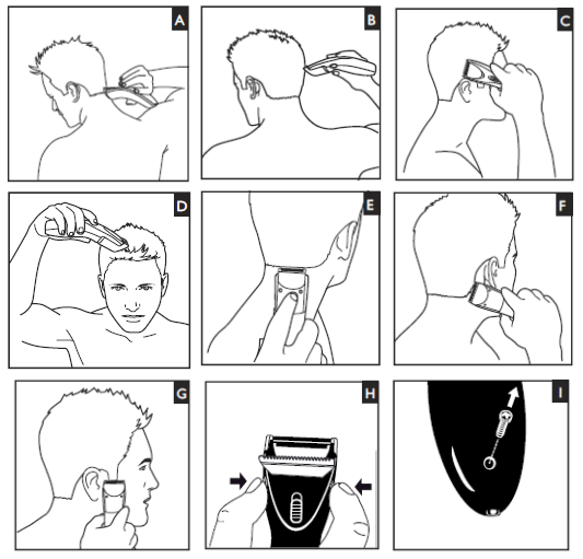 Remington Hair Clipper HC335-INSTRUCTIONS FOR USE