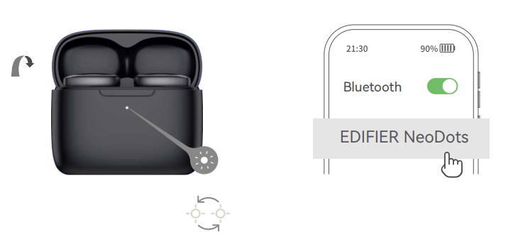 edifier NeoDots True Wireless Earbuds-pair