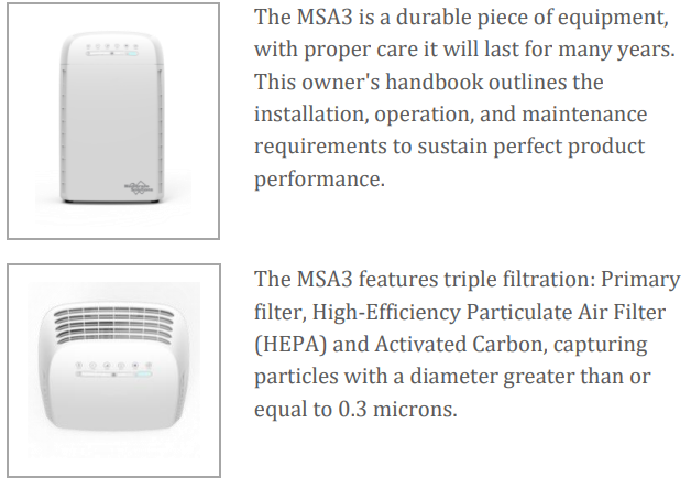 Membrane Solutions MSA3 Air Purifier-product-a