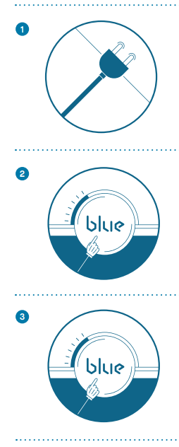 Blue Air Purifier Pure 121-setup