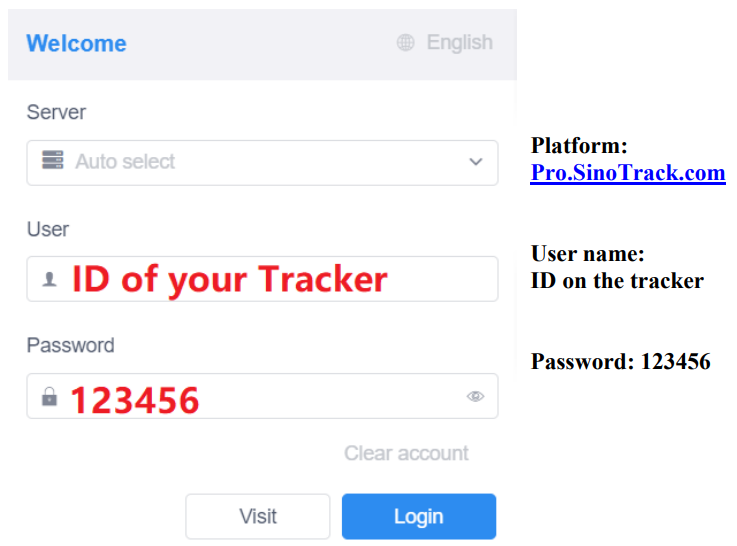 Sino Track GPS Tracker ST-904,ST-904L 4G- WEBSITE TRACKING