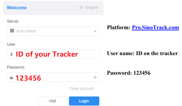 Sino Track GPS Tracker ST-909-start
