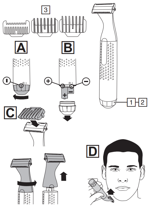 Remington Omniblade HG1000-PARTS