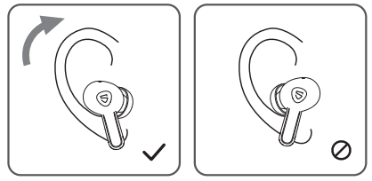 soundpeats Air3 Pro Earbuds-wear