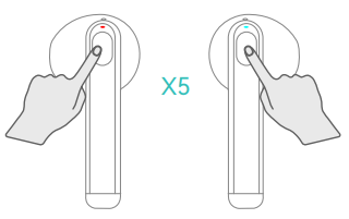 Occiam C16 Earbuds-How to reset