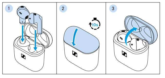 Sennheiser Accentum Open True Wireless Earbuds-Resetting the earbuds