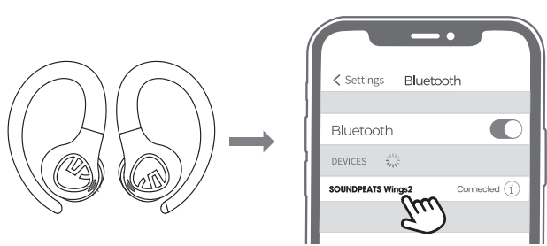 Soundpeats Wings2 Earbuds-First Time of Use