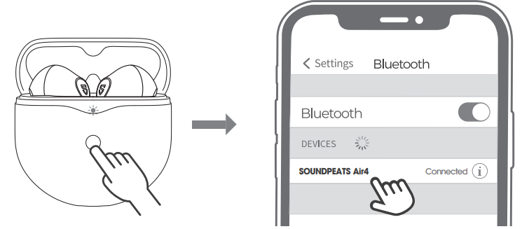 Soundpeats Air4 Earbuds-First Time of Use
