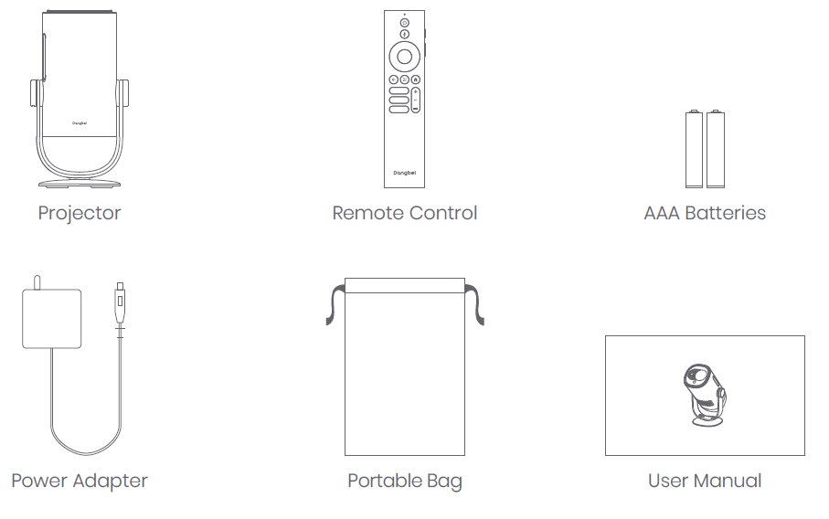Dangbei Freedo Portable Projector-PRODUCT-A-
