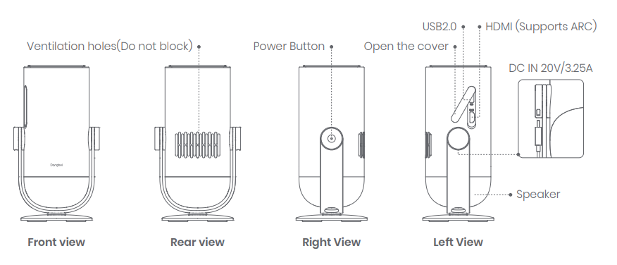 Dangbei Freedo Portable Projector-PRODUCT-A