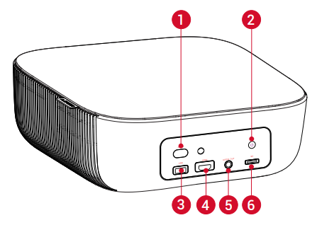 Nebula Prizm Projector- Front View a