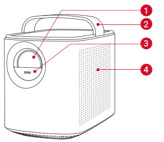 Nebula Mars Projector-Front View