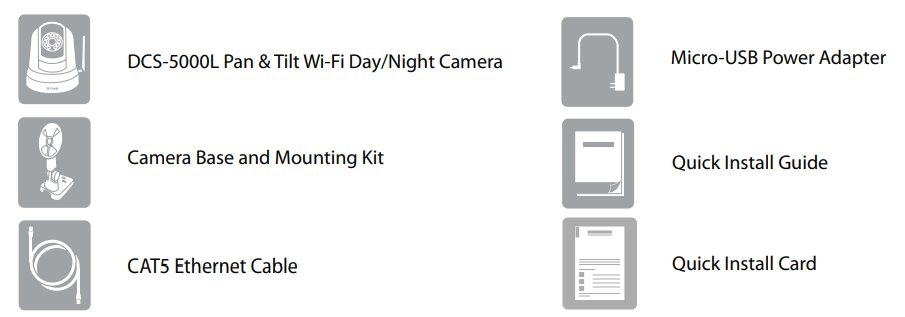d-link DCS-5000L Wi-Fi Pan & Tilt Camera-product-a