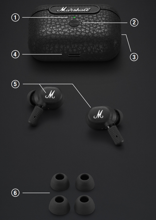 Marshall Motif True Wireless A.N.C. Earbuds-PRODUCT-A
