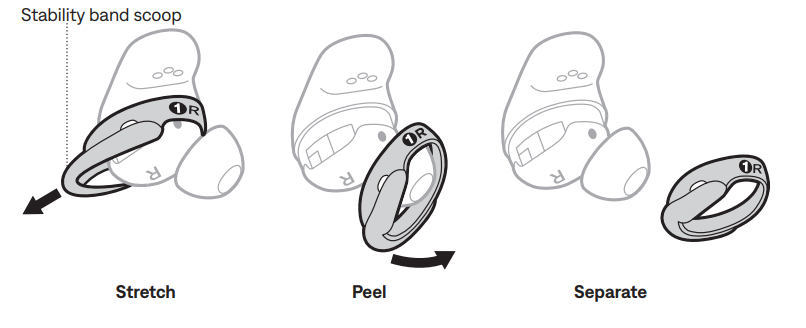 Bose QuietComfort Ultra Earbuds 2ND GEN-CHANGE THE STABILITY BANDS