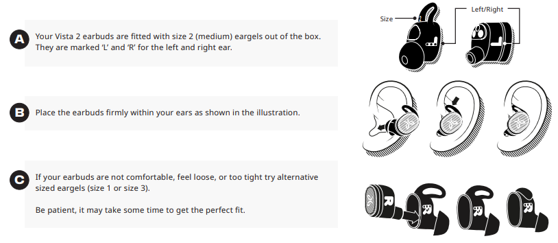Jaybird Vista 2 Earbuds-FIT